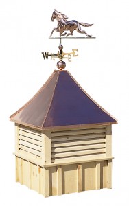 cupola and weathervane